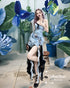 Frayed Denim Layered Dress